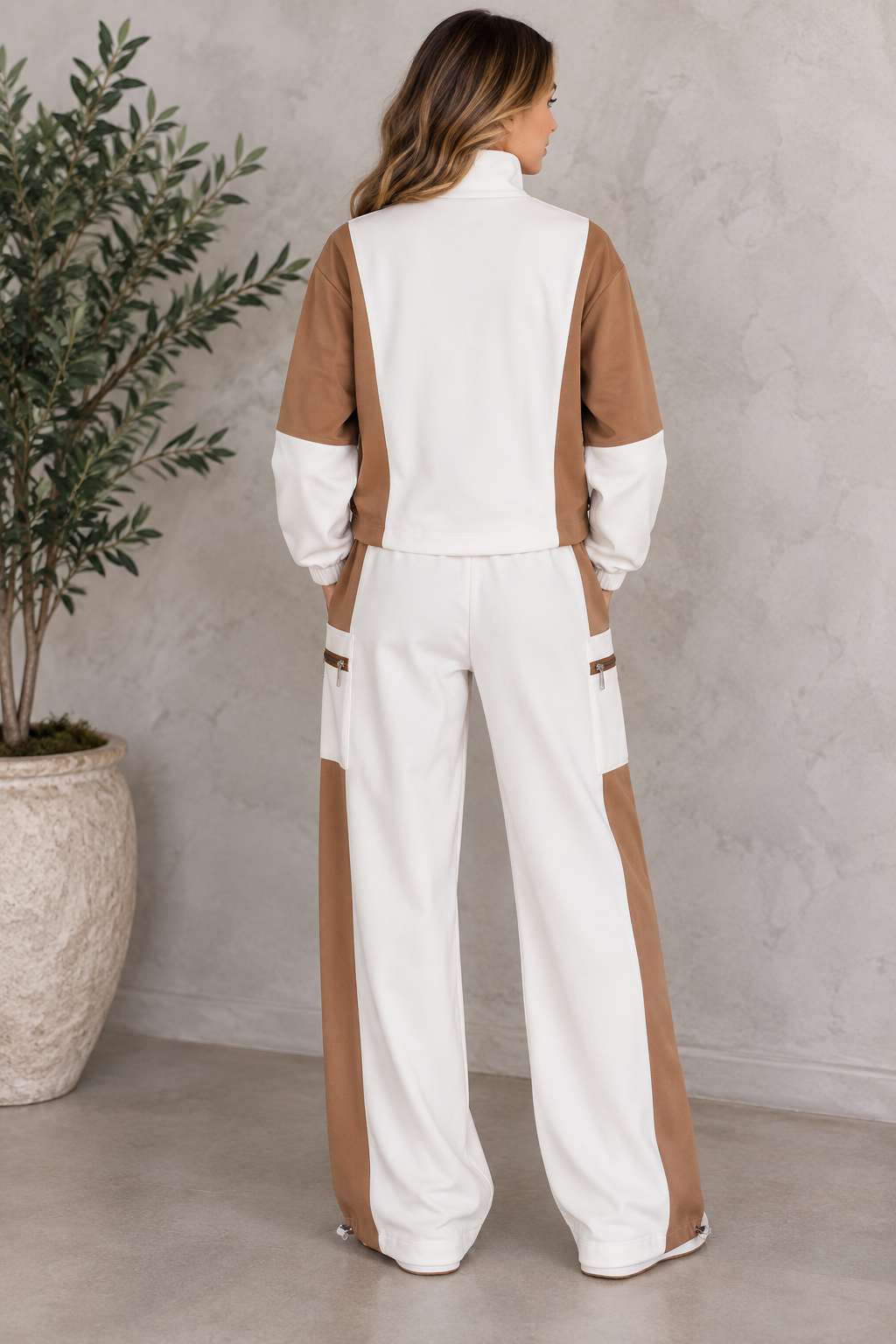 The Ivory colorblock set