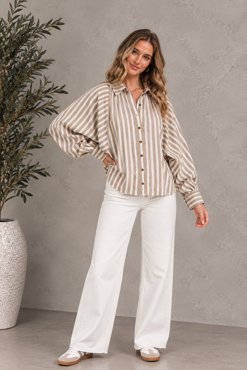 Batwing Sleeve Top