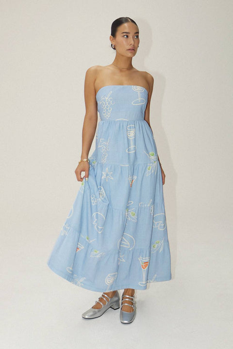 baja babe midi dress Free People Women's Baja Babe Midi Dress - Brown